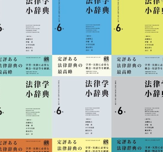 法律学小辞典〔第6版〕』はざっと300万字あり、これはA5判（ストゥ