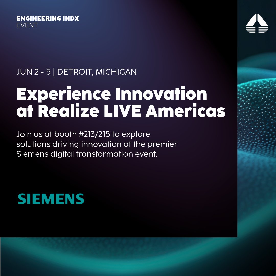 Engineering Industries eXcellence (@engineeringindx) on Twitter photo Whether you're interested in optimizing your shop floor, integrating #AI-driven analytics or connecting #manufacturing teams more seamlessly, our experts are ready to help at Realize LIVE. Join us at booth #213!🦾
See more: indx.com/en/event-items…
<a href="/EngineeringSpa/">ENGINEERING GROUP</a> @EngineeringBr Whether you're interested in optimizing your shop floor, integrating #AI-driven analytics or connecting #manufacturing teams more seamlessly, our experts are ready to help at Realize LIVE. Join us at booth #213!🦾
See more: indx.com/en/event-items…
<a href="/EngineeringSpa/">ENGINEERING GROUP</a> @EngineeringBr