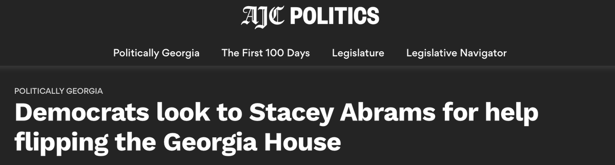 DolezalForGA's tweet image. Jan '25: Abrams founded group receives largest campaign finance fine in Georgia history after admitting to multi-million dollar illegal campaign scheme.
May '25: House Dems to Abrams 'we need your help!'