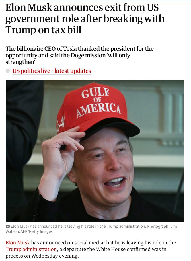 ''Bir şeyler ters gitmiyorsa, yeterince yenilik yapmıyorsundur.''

Ve Elon Musk sessiz sedasız ABD hükümetindeki görevinden ayrıldı...