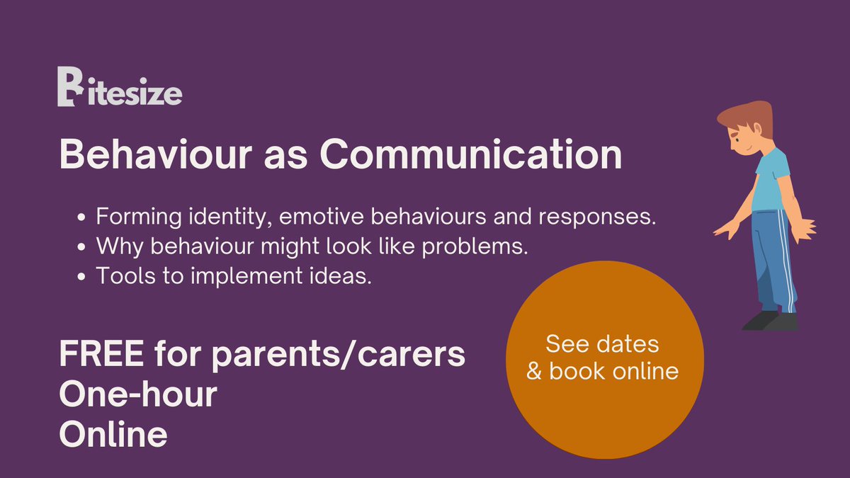 FREE Bitesize training for parents/carers and professionals. 
📆09/06/2025
🕑12:00pm - 1:00pm

Book your place here &gt;liverpoolcamhs.com/events/behavio…