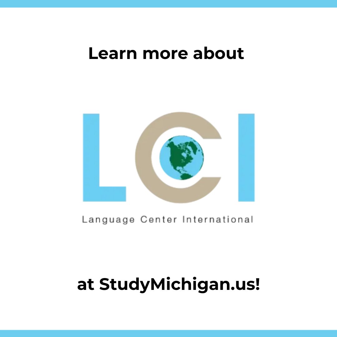StudyMichigan's tweet image. We hope that this week's exploration of Language Center International sparked your interest in one of Michigan's top institutions!

Remember that you can explore this and many other Michigan institutions at StudyMichigan.us.

studymichigan.us/language-cente…