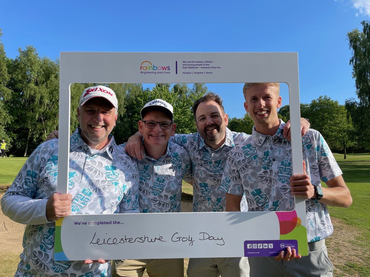 A few snaps from last week as Allan Warren, James Collings, Mark Cross and Luke Green swapped their desks for drivers and took to the green! 🏌️☀️

A fantastic outing for a great cause as all proceeds from the event went to Rainbows Hospice for Children and Young People🌈