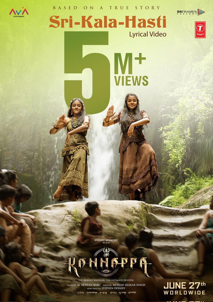 vamsikaka's tweet photo. The Sri-Kala-Hasti song — rooted in the Sri Kalahasti Katha — has surpassed 5 MILLION+ views across all languages!

#SriKalaHastiLyricalSong #SriKalaHasti #SriKalaHastiSong #Stalapurana #OmNamahShivaya

👉 Watch now ▶️:

🔗Telugu:  https://t.co/yrW0xICXxi
🔗Hindi:  https://t.co/dhXdtoALmF
🔗Tamil: https://t.co/wzcU5FDmIv
🔗Kannada:  https://t.co/PLckrhwkhv
🔗Malayalam:  https://t.co/dl0pchfViY

 A @StephenDevassy Musical 🎹
✍ #SuddalaAshokTeja #ShashankVennelakanti #GirishNakod @SijuThuravoor @aazad_varadaraj
🎤 #Ariaana #Viviana @singer_rita_ #ananyawadkar #ChithraArun