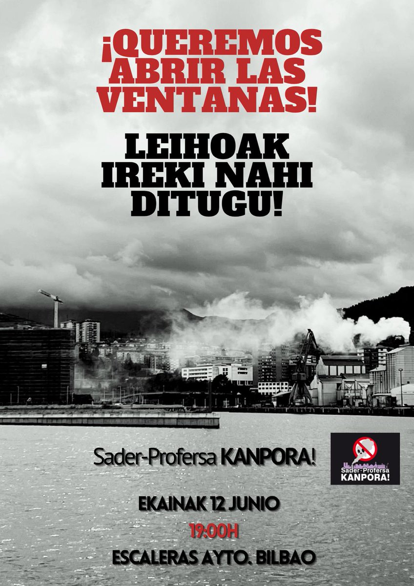 Ekainaren 12an zita bat daukagu. Udaletxeko eskaileretan.

El 12 de junio tenemos una cita. En las escaleras del ayuntamiento.

#SaderProfersaKanpora