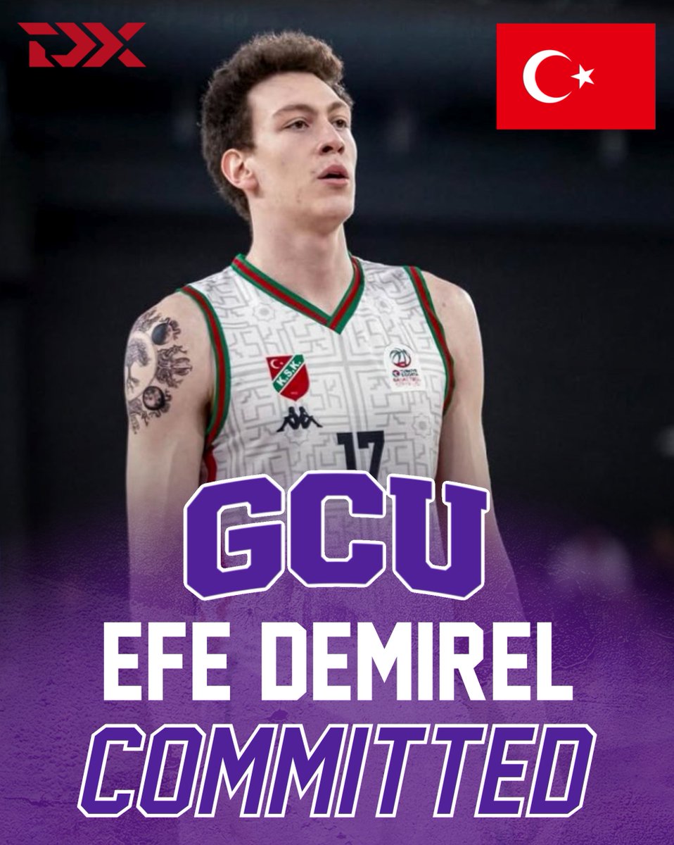 NEWS: Turkish center Efe Demirel has committed to Grand Canyon, a source told ESPN. The 20-year old played rotation minutes for Karsiyaka in the first division. Skilled, mobile 7-footer had 18+7 in his last game. Significant addition for Bryce Drew.