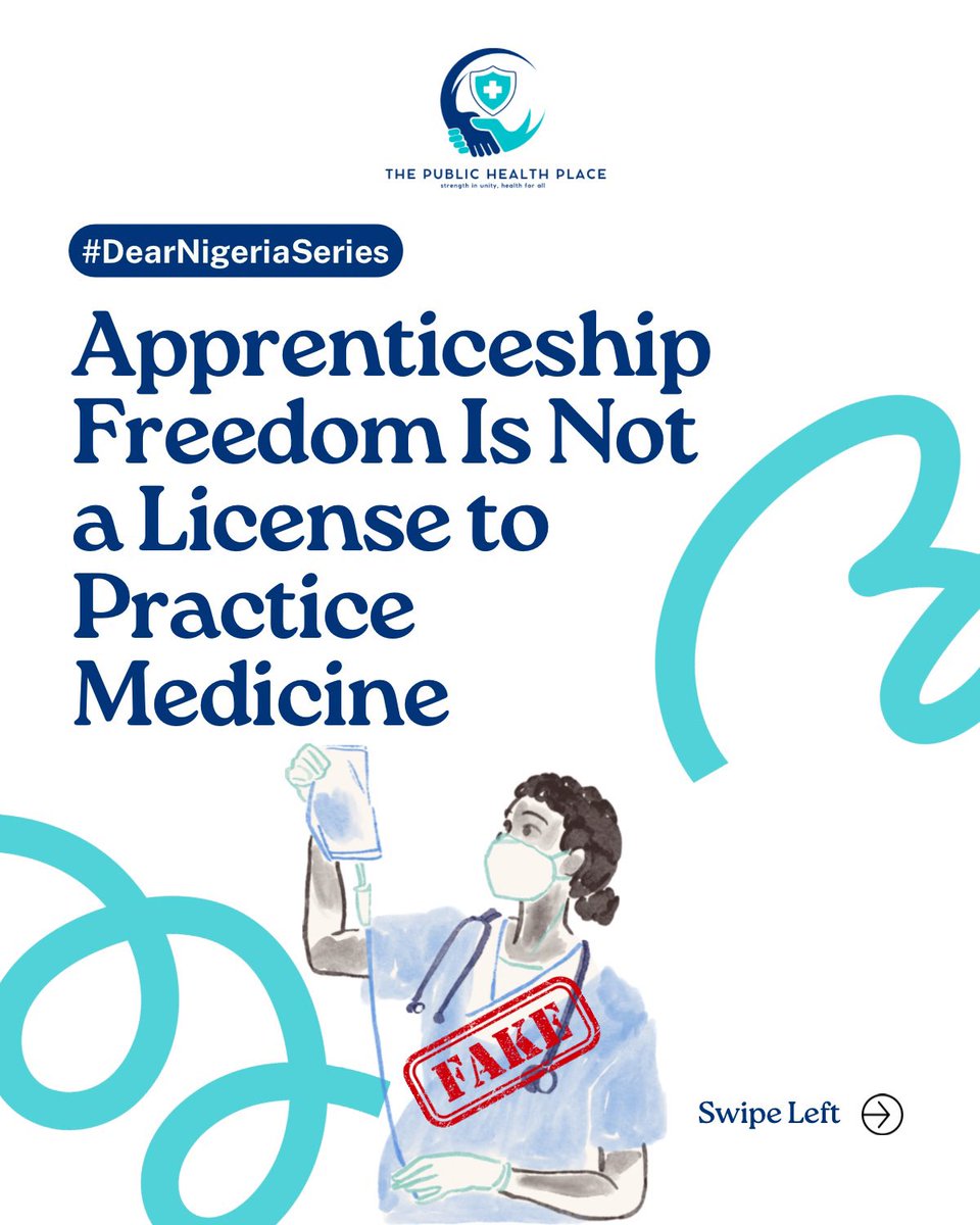 officialtphp's tweet photo. #DearNigeriaThisIsPublicHealth
#StopMedicalQuackery
#FreedomNoBeLicense
#ThePublicHealthPlace
#FakeNurseRealRisk
#HealthIsNotGuesswork
#ProtectTheProfession
#NaijaHealthTalk
#HumanLivesMatter
#ApprenticeshipGoneWrong https://t.co/yIjDEJjs5g
