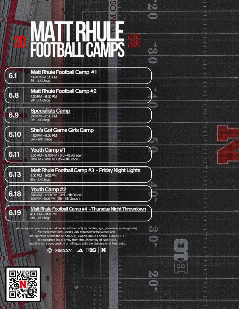 Thank you <a href="/CoachTVJ/">TVJ</a> for the invite to camp! Can’t wait to get up to Lincoln and compete!