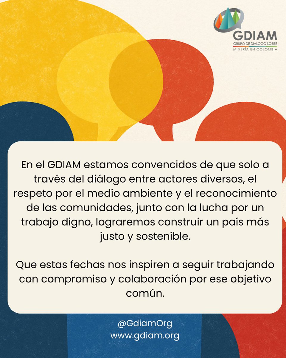 GdiamOrg's tweet photo. En #mayo desde el @GdiamOrg celebramos el trabajo digno, la diversidad cultural y el cuidado de la biodiversidad biológica.
#Comprender #Dialogar #Incidir
@jimenezjclaudia https://t.co/n6VYXxv7Bp