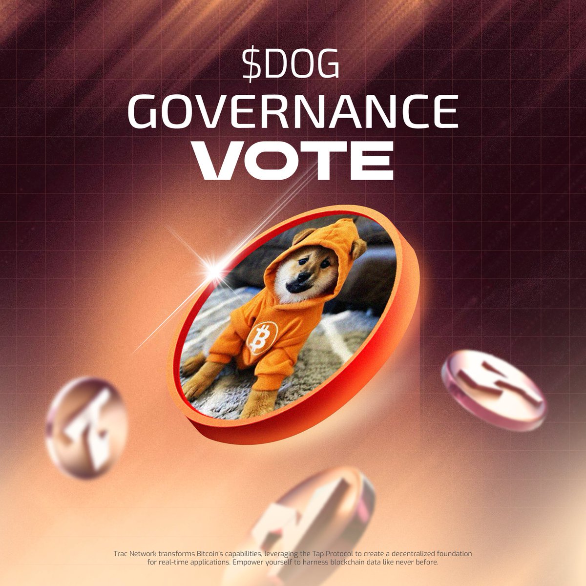 Welcome Runes on HyperMall

A new governance vote is live until June 2nd.

Vote now on tracvalidator.com if you want to see
$DOG pairs added to HyperMall &amp; trade them on the Trac Network.