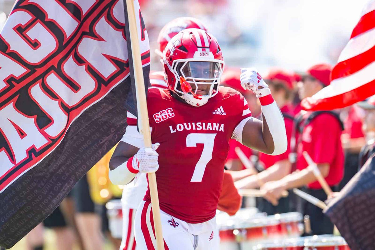 Rontrae “Shark” Carter ⭐️⭐️⭐️ (@rontrae_carter) on Twitter photo #AGTG I’m blessed to receive an offer from University of Louisiana at Lafayette🔴⚪️
<a href="/Coach_C_Boyd/">Chad Boyd</a>
<a href="/PjBurkhalter/">Pj Burkhalter</a> <a href="/CoachSalgado/">Jim Salgado</a> <a href="/samspiegs/">Sam Spiegelman</a> <a href="/ChadSimmons_/">ChadSimmons</a> <a href="/adamgorney/">Adam Gorney</a> <a href="/LAvsAllYall/">Louisiana vs. All Y’all</a> <a href="/awestbankthing/">Archbishop Shaw Football</a> @Swiltfong_ <a href="/TomLoy247/">Tom Loy</a> <a href="/BrandonHuffman/">Brandon Huffman</a> #AGTG I’m blessed to receive an offer from University of Louisiana at Lafayette🔴⚪️
<a href="/Coach_C_Boyd/">Chad Boyd</a>
<a href="/PjBurkhalter/">Pj Burkhalter</a> <a href="/CoachSalgado/">Jim Salgado</a> <a href="/samspiegs/">Sam Spiegelman</a> <a href="/ChadSimmons_/">ChadSimmons</a> <a href="/adamgorney/">Adam Gorney</a> <a href="/LAvsAllYall/">Louisiana vs. All Y’all</a> <a href="/awestbankthing/">Archbishop Shaw Football</a> @Swiltfong_ <a href="/TomLoy247/">Tom Loy</a> <a href="/BrandonHuffman/">Brandon Huffman</a>