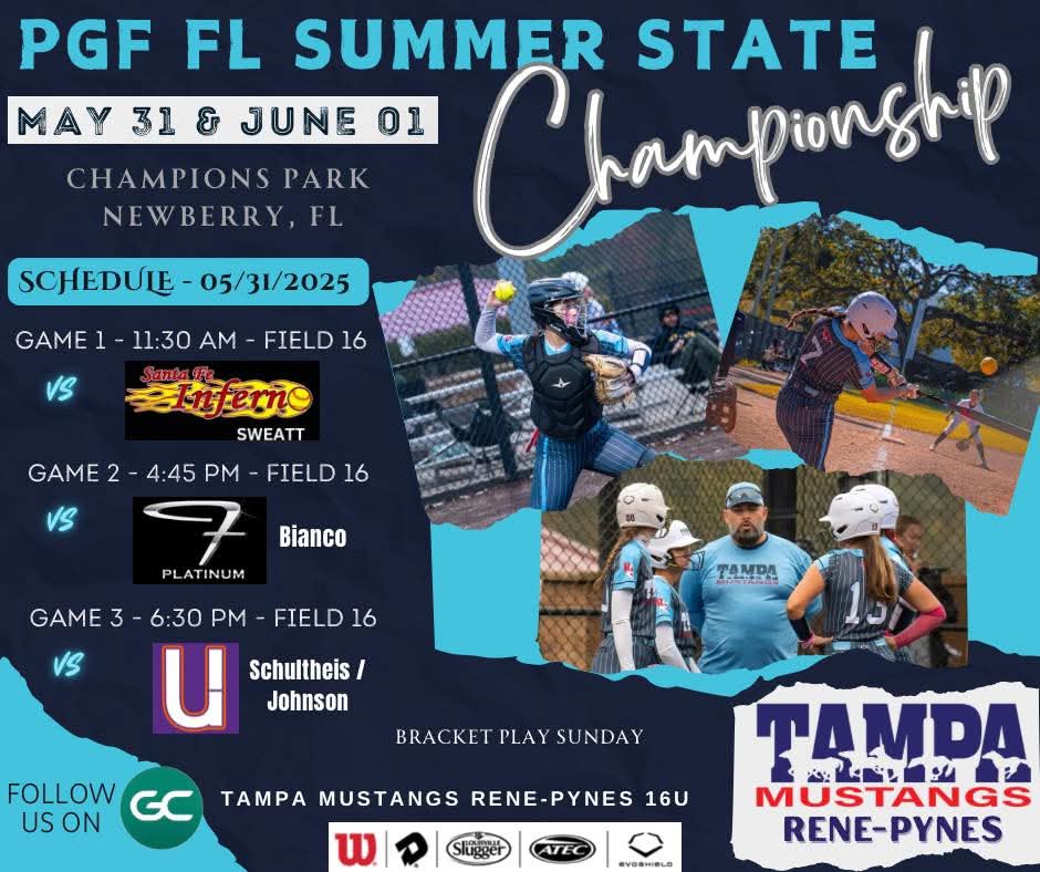 Sabrina Boyer (@sabrina_b50) on Twitter photo Our game times changed for this weekend.
<a href="/MRhodesSmith/">Megan Smith</a> <a href="/coachmegsmith/">Megan Smith Lyon</a> <a href="/c_lyon22/">Corey Lyon</a> <a href="/coachkiwij/">Aquilla Mateen James</a> <a href="/Maddie_Holub/">Maddie Holub</a> <a href="/CoachKarlaUSF/">Karla Claudio</a> <a href="/Coach_Alameda/">Lonni Alameda</a> <a href="/CoachElCooper/">Ellie Cooper</a> <a href="/FSU_CoachWilson/">Travis Wilson</a> <a href="/KylerHolton08/">Kyler Holton</a> <a href="/SBCoachNavi/">Lisa Navas</a> <a href="/rittmanjohn/">John Rittman</a> <a href="/prstaggs/">Parker Staggs</a> <a href="/KarenWeekly/">Karen Weekly</a> <a href="/CoachTaylor_W/">Taylor Wike</a> <a href="/Coach_Shippy/">Vanessa Shippy (Fletcher)</a> <a href="/UKCoachLawson/">Rachel Lawson</a> Our game times changed for this weekend.
<a href="/MRhodesSmith/">Megan Smith</a> <a href="/coachmegsmith/">Megan Smith Lyon</a> <a href="/c_lyon22/">Corey Lyon</a> <a href="/coachkiwij/">Aquilla Mateen James</a> <a href="/Maddie_Holub/">Maddie Holub</a> <a href="/CoachKarlaUSF/">Karla Claudio</a> <a href="/Coach_Alameda/">Lonni Alameda</a> <a href="/CoachElCooper/">Ellie Cooper</a> <a href="/FSU_CoachWilson/">Travis Wilson</a> <a href="/KylerHolton08/">Kyler Holton</a> <a href="/SBCoachNavi/">Lisa Navas</a> <a href="/rittmanjohn/">John Rittman</a> <a href="/prstaggs/">Parker Staggs</a> <a href="/KarenWeekly/">Karen Weekly</a> <a href="/CoachTaylor_W/">Taylor Wike</a> <a href="/Coach_Shippy/">Vanessa Shippy (Fletcher)</a> <a href="/UKCoachLawson/">Rachel Lawson</a>