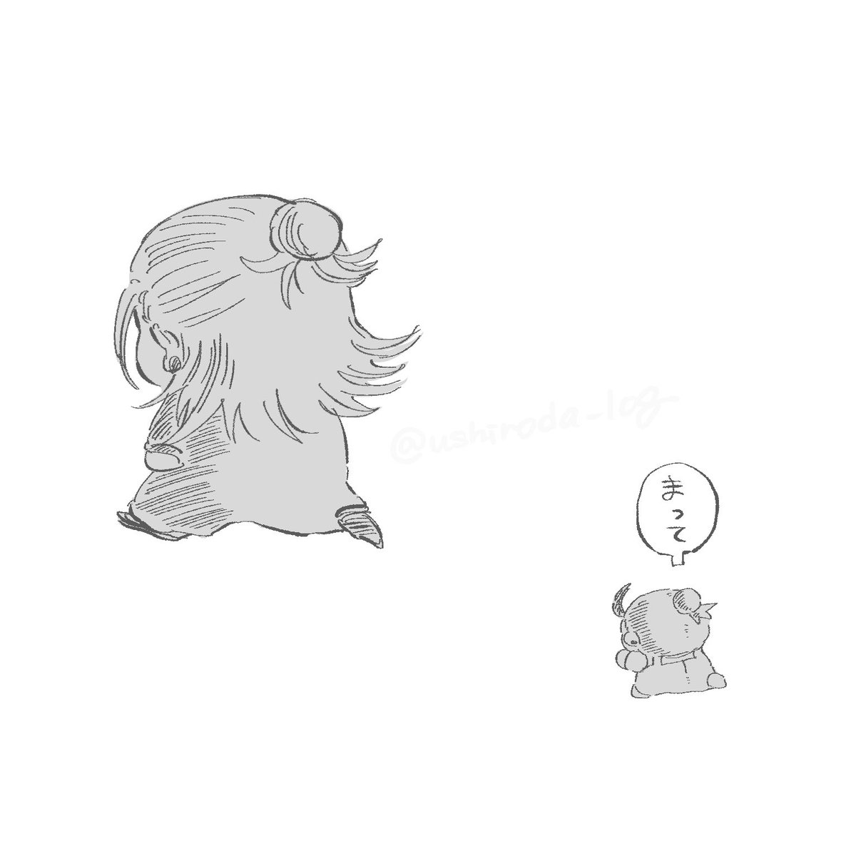 ushiroda_log's tweet image. すぐさん・すぐぬいさんらくがき再掲