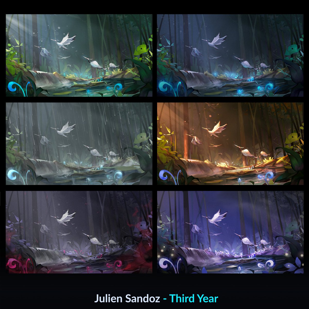 Artside_School's tweet photo. Nos troisième année ont passé une semaine à travailler sur des colors keys avec Geoffrey Amesse
Voici les résultats !
#artside #artsideschool #enviro #conceptart #gameart #colorkey https://t.co/3zbh7zomaP