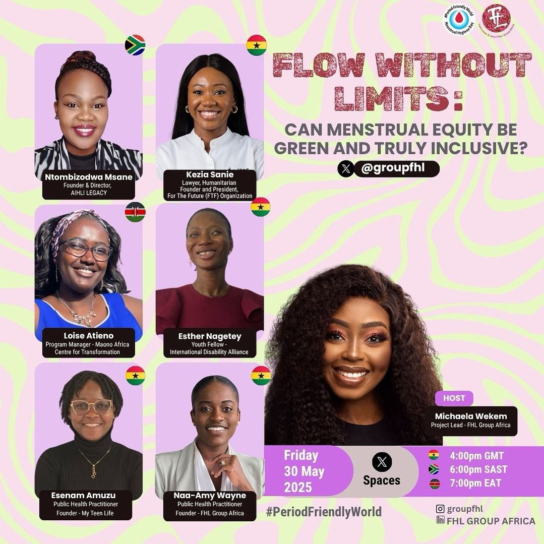 Ing. Kobby Donalds (@donaldskobby) on Twitter photo ๐ด โFLOW WITHOUT LIMITS!โ ๐
This #MenstrualHygieneDay, weโre amplifying voices, breaking taboos, and championing a world where periods are green, inclusive, and stigma-free. ๐ช๐พ๐ฑ
<a href="/KeziaSanie/">Asiedua</a> <a href="/groupfhl/">Faith, Hope & Love Group</a> <a href="/amywayne_1/">Naa-Amy Wayne</a> <a href="/esinamamuzu/">Esenam Amuzu</a> โฆ leggooo!!! ๐ด โFLOW WITHOUT LIMITS!โ ๐
This #MenstrualHygieneDay, weโre amplifying voices, breaking taboos, and championing a world where periods are green, inclusive, and stigma-free. ๐ช๐พ๐ฑ
<a href="/KeziaSanie/">Asiedua</a> <a href="/groupfhl/">Faith, Hope & Love Group</a> <a href="/amywayne_1/">Naa-Amy Wayne</a> <a href="/esinamamuzu/">Esenam Amuzu</a> โฆ leggooo!!!