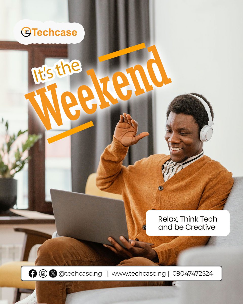 Techcase_ng's tweet image. Cheers to the weekend! Relax, think tech, and be creative. Upgrade your biz with a modern website &amp;amp; level up your skills with Techcase.

Start your tech journey now 👉 techcaseacademy.techcase.ng

#TechCase #weekend #phtechhub #TechTrends
