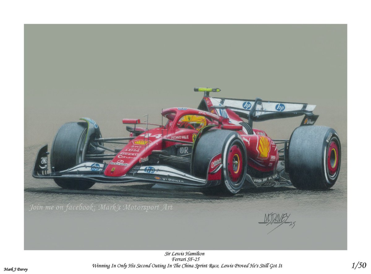 Mark J Davey Art (@markdavey100) on Twitter photo My <a href="/LewisHamilton/">Lewis Hamilton</a> in the <a href="/ScuderiaFerrari/">Scuderia Ferrari HP</a> drawing is now available as this Limited Edition Giclee Print. Only 50 of these numbered prints will be produced and they all come with a Certificate Of Authenticity. markjdaveyart.com/products/ferra… <a href="/LHFanClub/">SIR LewisHamiltonFanClub</a> <a href="/FerrariNewsUK_/">Scuderia Ferrari News</a> <a href="/GazzettaFerrari/">La Gazzetta Ferrari</a> My <a href="/LewisHamilton/">Lewis Hamilton</a> in the <a href="/ScuderiaFerrari/">Scuderia Ferrari HP</a> drawing is now available as this Limited Edition Giclee Print. Only 50 of these numbered prints will be produced and they all come with a Certificate Of Authenticity. markjdaveyart.com/products/ferra… <a href="/LHFanClub/">SIR LewisHamiltonFanClub</a> <a href="/FerrariNewsUK_/">Scuderia Ferrari News</a> <a href="/GazzettaFerrari/">La Gazzetta Ferrari</a>