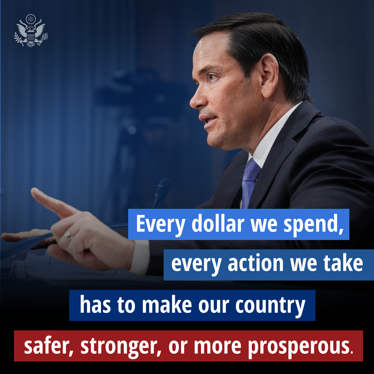Department of State (@statedept) on Twitter photo “To defend the national interests of the United States requires us, number one, to make sure that every dollar we spend and every action we take has to have measurable outcomes that deliver for the American people.” — <a href="/SecRubio/">Secretary Marco Rubio</a> “To defend the national interests of the United States requires us, number one, to make sure that every dollar we spend and every action we take has to have measurable outcomes that deliver for the American people.” — <a href="/SecRubio/">Secretary Marco Rubio</a>