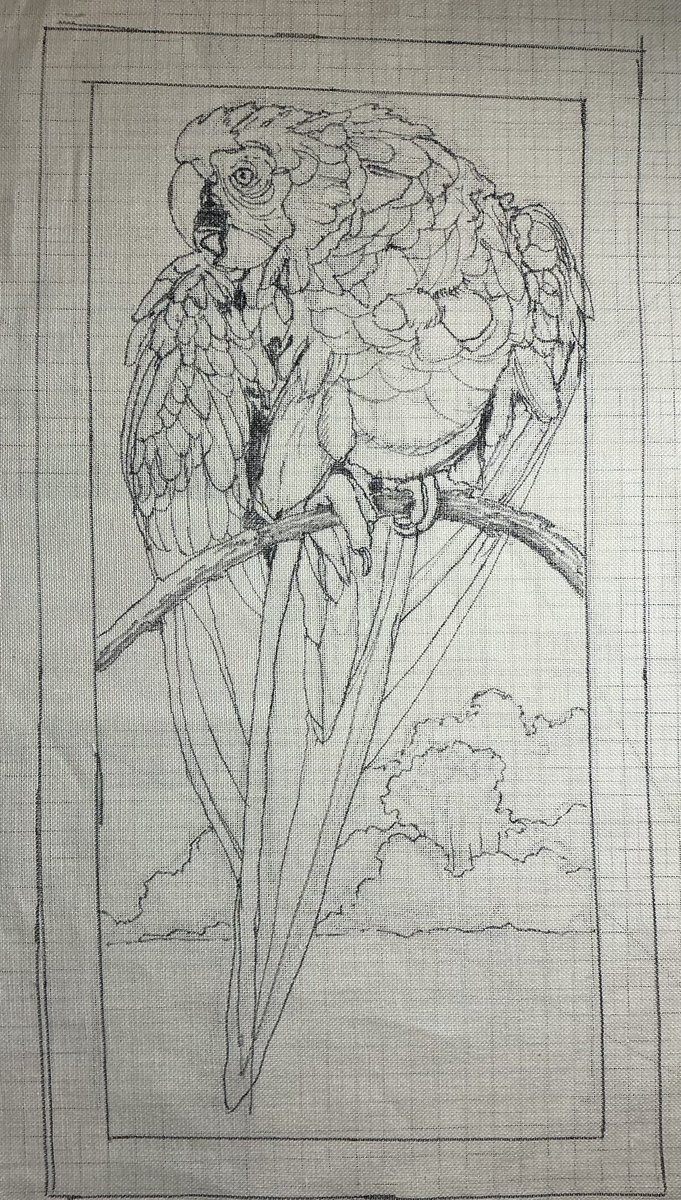 58rughooker's tweet image. So often, people who follow my work enjoy seeing a project from start to finish. This is the rough layout for my Save the Endangered Species project. I already know that I'll be cropping the border before I start hooking it. So I'll post as I go. I hope you enjoy it!