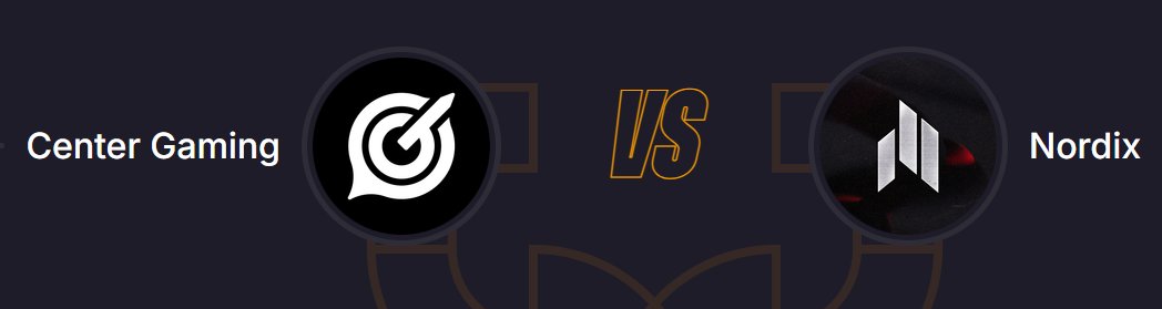 SLUTTSPILL <a href="/ggligaen/">Good Game-ligaen</a> 19:00

 Kampstart: 19:00
 CENTER - <a href="/NordixEsport/">NORDIX</a> 
📺twitch.tv/gamerno

Bracket: 
hltv.org/events/8531/go…

#CS2 #TEAMWORK #NORTHUG