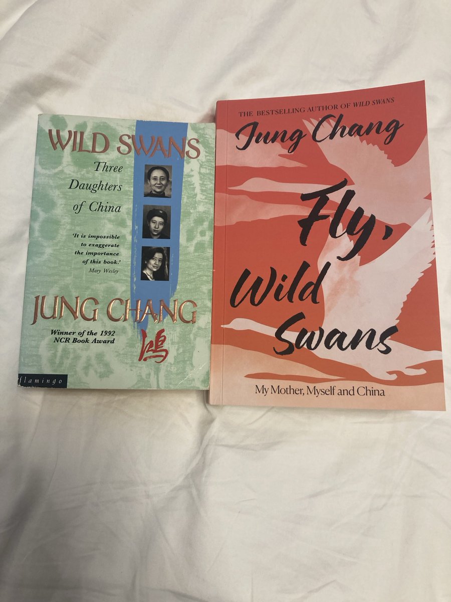 Fiona Sharp (@fionamsharp) on Twitter photo Two magnificent books read over 30 years apart. Highly recommend both. #JungChang #WildSwans #FlyWildSwans <a href="/HarperInsider/">HarperInsider at HarperCollins</a> <a href="/WmCollinsBooks/">William Collins Books</a> Two magnificent books read over 30 years apart. Highly recommend both. #JungChang #WildSwans #FlyWildSwans <a href="/HarperInsider/">HarperInsider at HarperCollins</a> <a href="/WmCollinsBooks/">William Collins Books</a>
