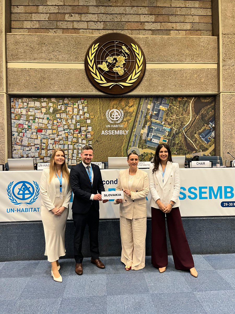 Slovak Embassy in Kenya (@skembkenya) on Twitter photo 🇸🇰 Slovakia elected to the Executive Board of <a href="/UNHABITAT/">UN-Habitat</a>, the UN agency for sustainable cities & housing. The Board guides strategy, budget & impact.
A strong step in Slovakia’s global urban development role. #UNHabitat #Slovakia #SustainableCities 🇸🇰 Slovakia elected to the Executive Board of <a href="/UNHABITAT/">UN-Habitat</a>, the UN agency for sustainable cities & housing. The Board guides strategy, budget & impact.
A strong step in Slovakia’s global urban development role. #UNHabitat #Slovakia #SustainableCities