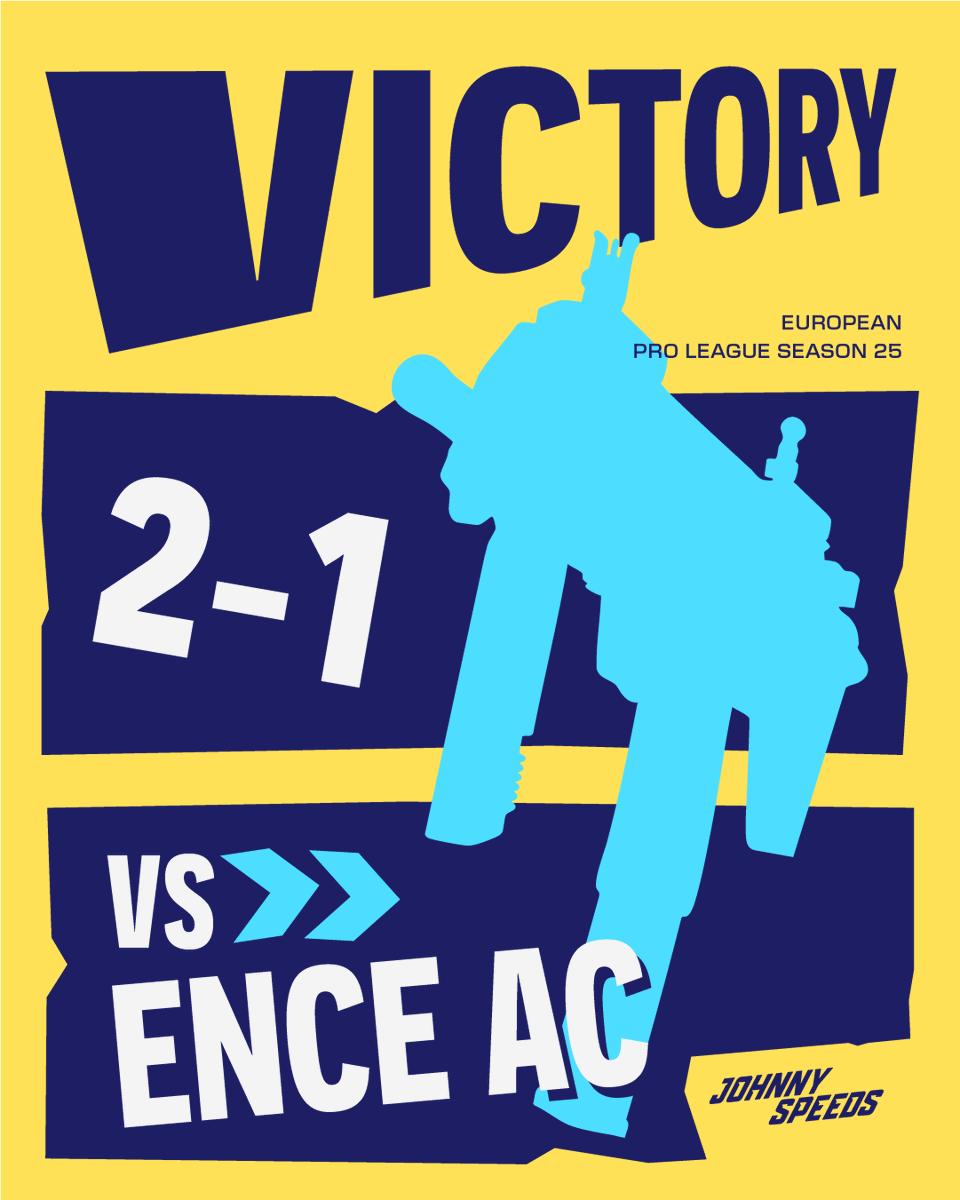 Oh sweet, sweet revenge 😋

A close and entertaining 2-1 series victory against <a href="/ENCE/">ENCE</a>  Academy and we're through to the Playoffs of <a href="/euproleague_/">EPL</a> 👏

#JohnnySpeedsProceeds
