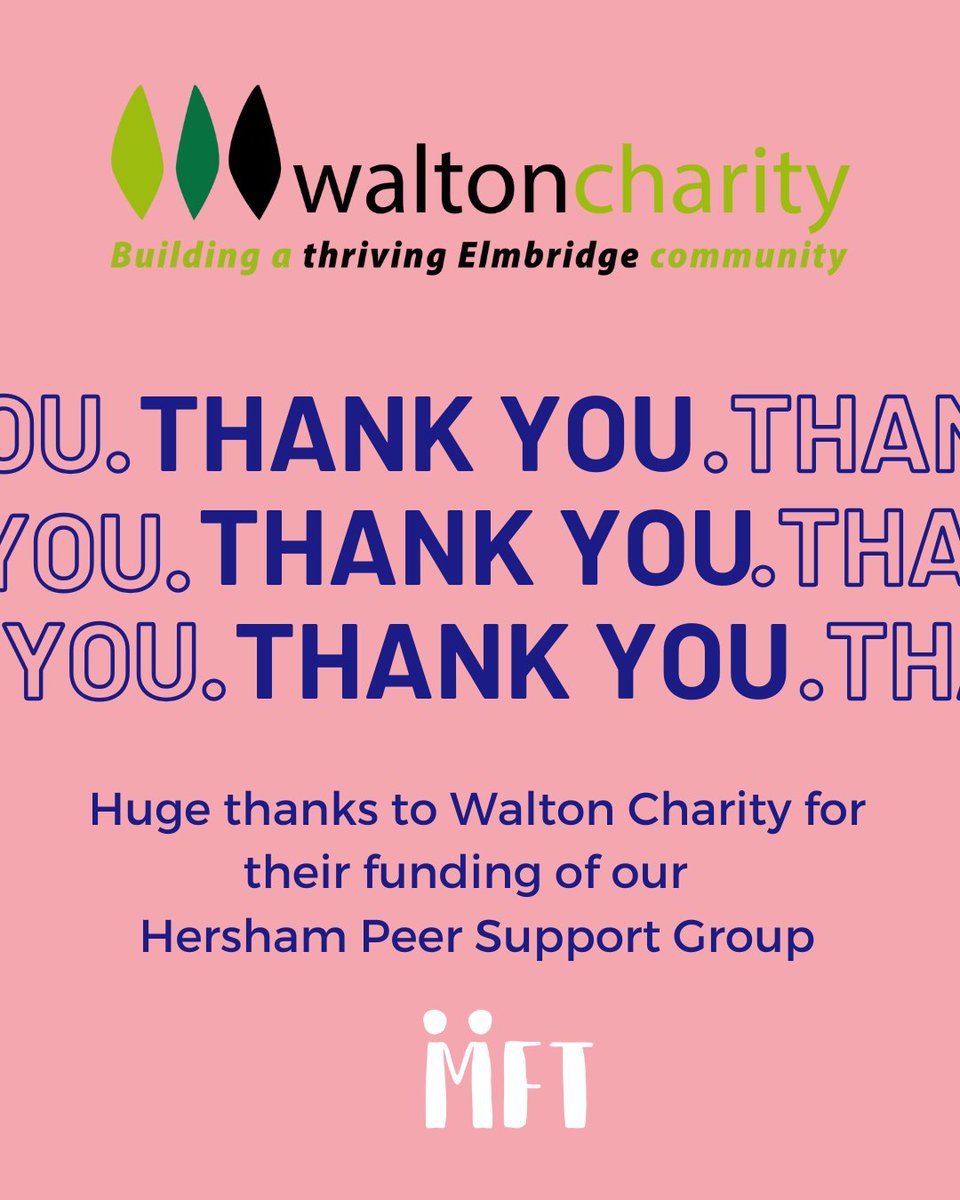 Thank you to Walton Charity who recently awarded us a grant to keep on running our weekly Hersham Peer Support Group 🫶

#PeerSupportGroup #Grant #SurreyCharity #MentalHealthServices
