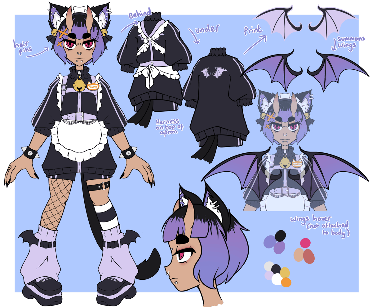 BELPHUWA V2.0 ✨✨✨
Your sleepy demon has been upgraded to a sillier, sleepier bakeneko! More updates to come soon 👀