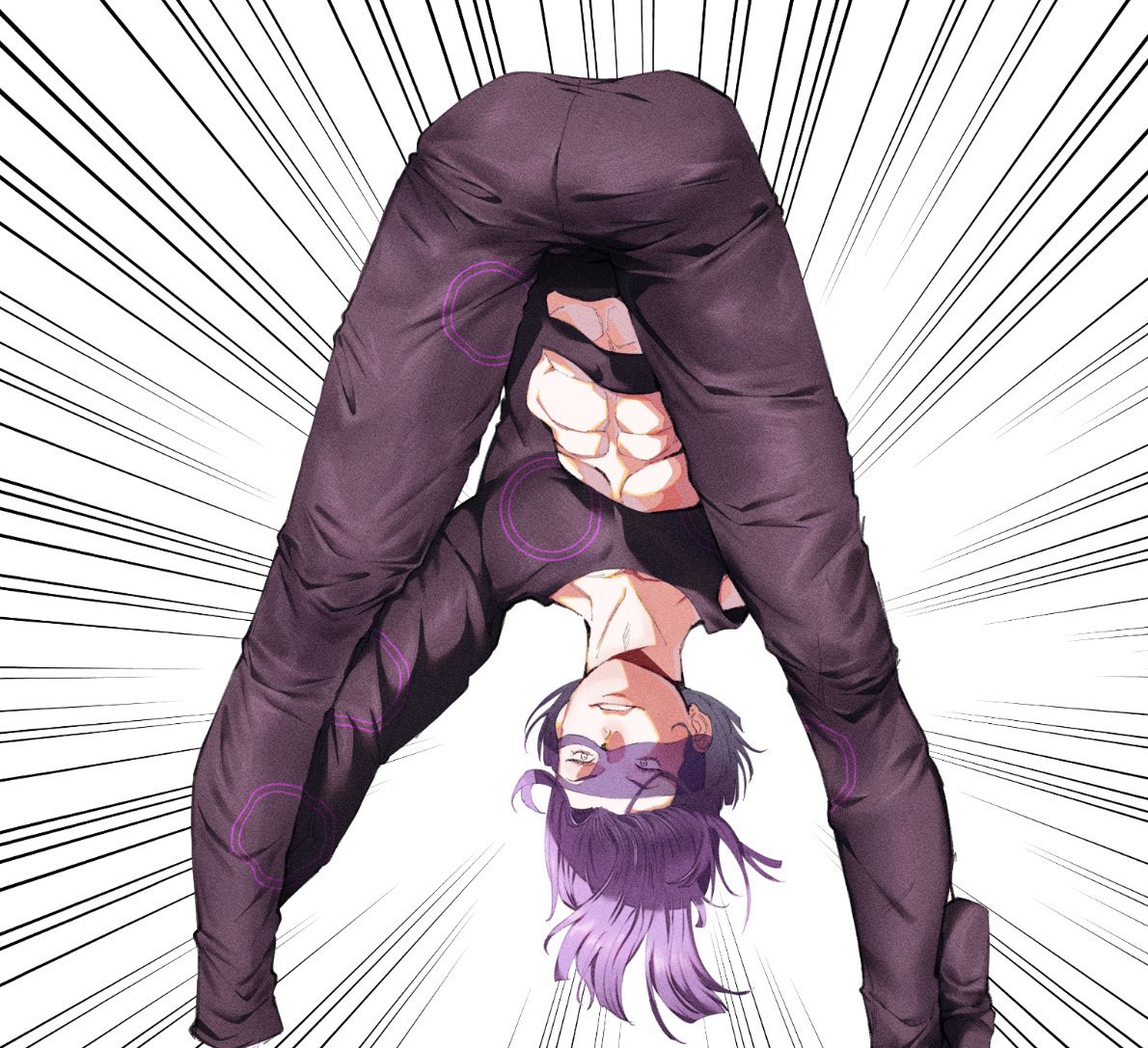 道端で綺麗なお花を見つけた時の🍈の反応