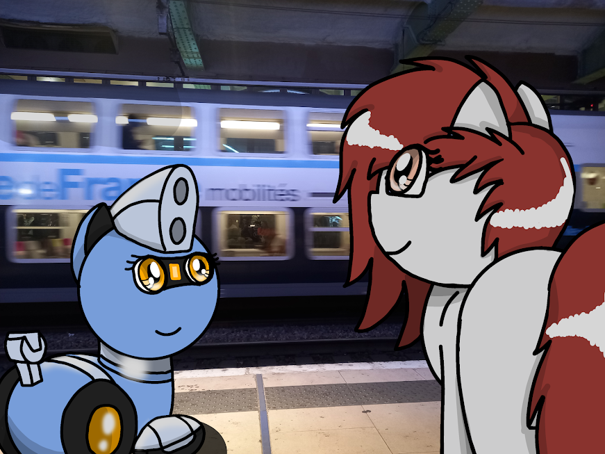 "Réseau Express Régional"
Or RER.... High Speed trains that connects Paris with the surrounding suburbs within Île de France

Back on Monday we used one to get to DisneyLand Paris, stopping at Val d'Europe for our apartment

🔔NEW ANIMATION 🔔
⛏️
