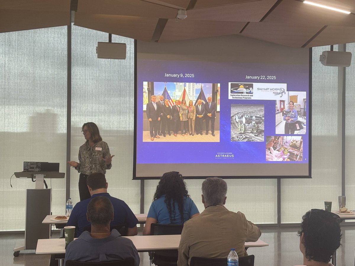 UFAstraeus's tweet image. This week, we had the incredible honor of hosting NASA scientists at the University of Florida for a special networking event with members of the Astraeus Space Institute.
@UFexplore
@NASA