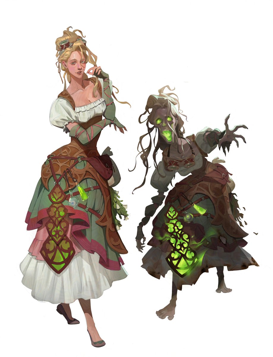 my lovely oc undead alchemist
artstation.com/artwork/QKYVdx