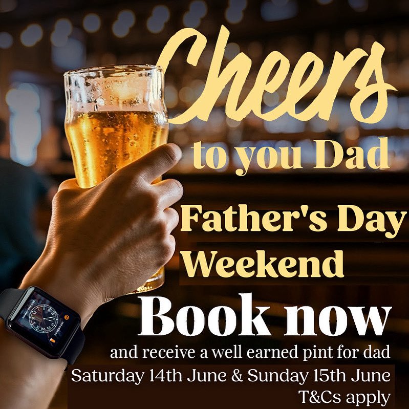 Father's Day Weekend - Free pint for dad! 🍺 

Carvery available Saturday AND Sunday to celebrate

pastureslodge.co.uk/fathers-day-we…