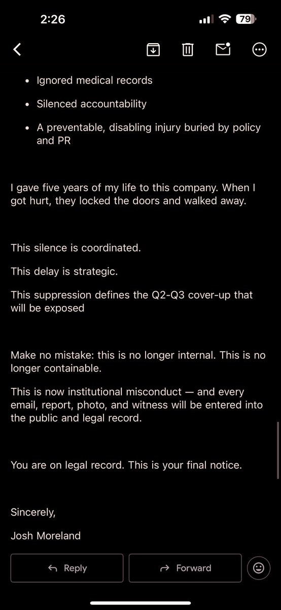 Final evidence from my legal notice to Anglo &amp; De Beers. A known hazard, ignored. A Mines Act breach, uncorrected. A worker permanently injured. Nobody from De Beers or Anglo has said a word since May 7. Silence speaks. #ESGfail #Whistleblower #LTIcoverup #CdnPoli