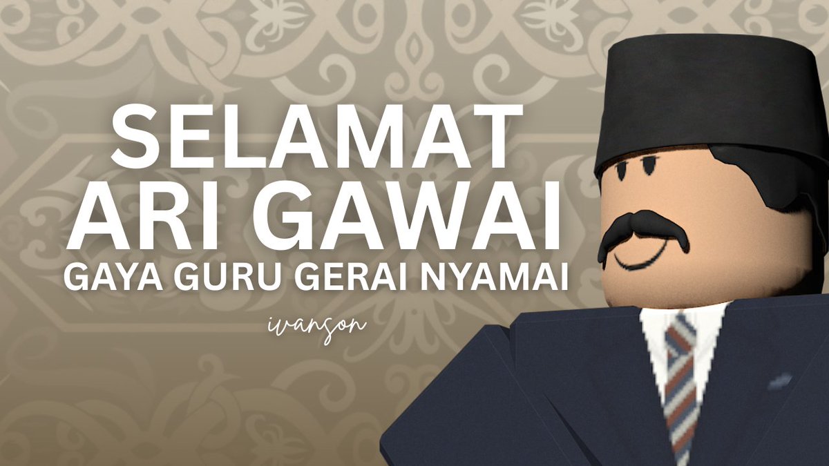 R3ALTFACE's tweet photo. Aram Begawai Kitai!
Mat begawai enggau keluarga, anang ngirup lebih ii hehehe. https://t.co/JOvnhVnuis
