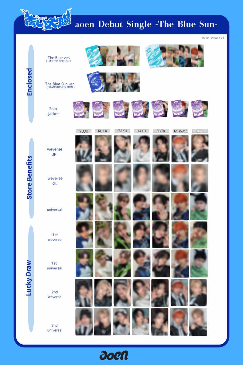 aoen トレカ グッズ一覧 (@aoen_photocard8) / X