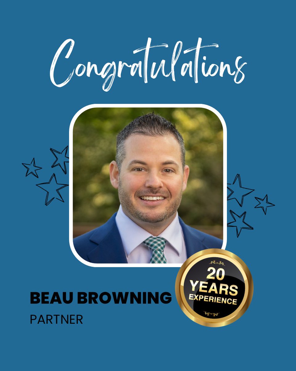 coreVISIONFG's tweet image. Beau Browning, Partner here at coreVISION, is celebrating 20 years in the industry today! Congratulations! #coreVISIONcrew #WeRetirePeople #20Years