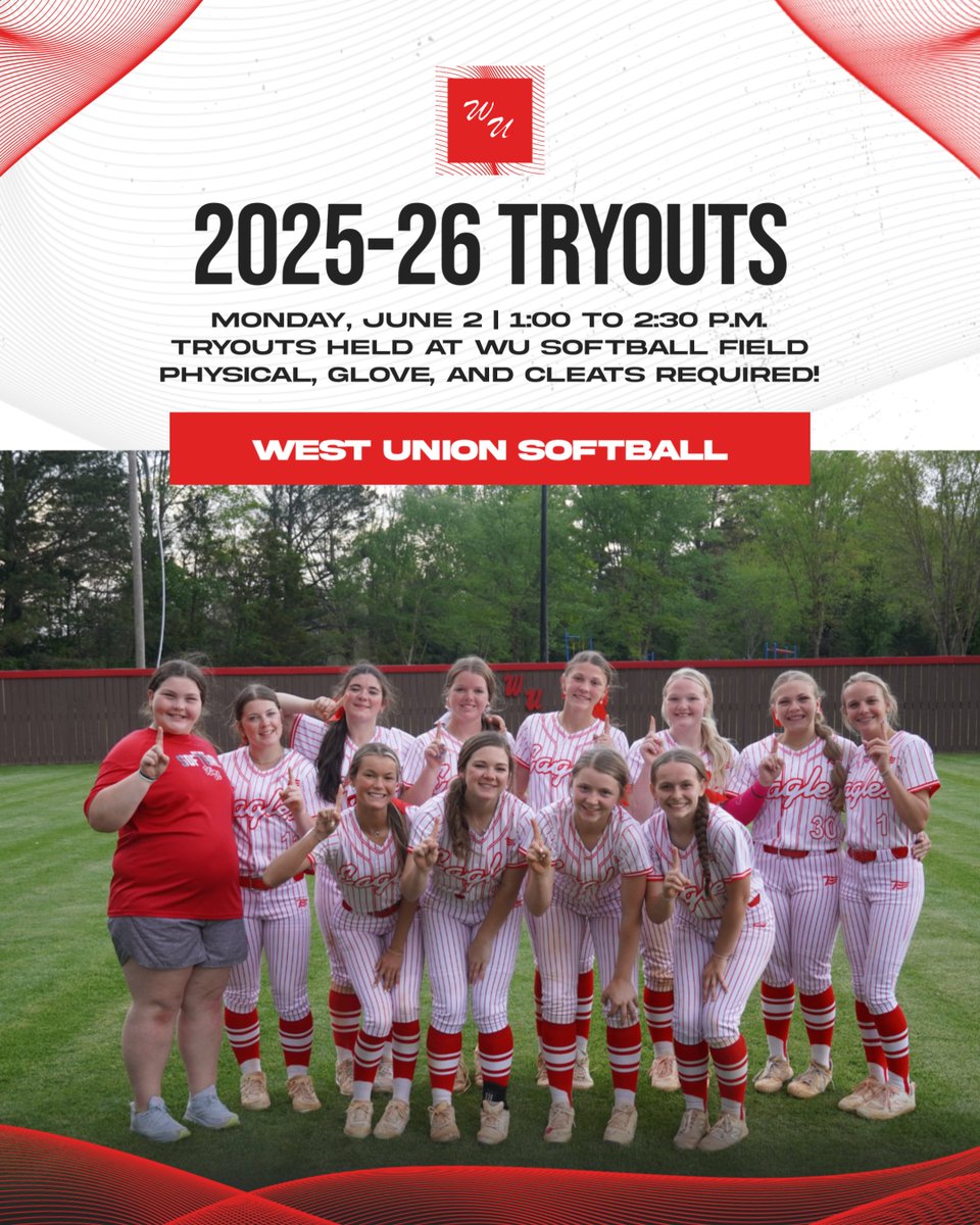 SB | Softball is getting ready to build on this year's North Half apperance. Come be a part of the program!
#TheBestOutWest