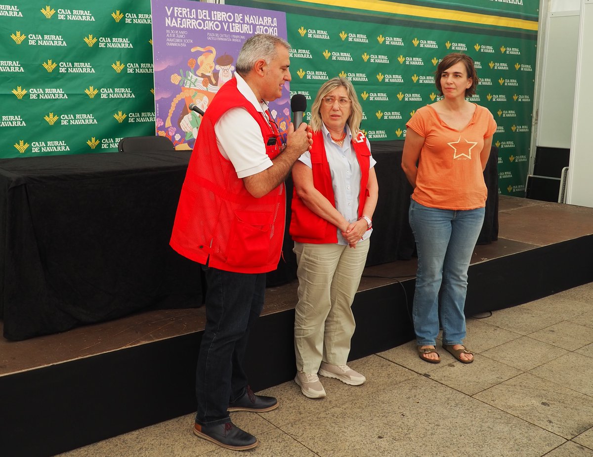 Agradecemos la donación recibida de parte de la Asociación de Librerías de Navarra, en el marco de su campaña #rosasporlibros. 

Los textos de ocio, formación e integración cultural, recibidos serán utilizados de forma multidisciplinar por Cruz Roja Navarra.