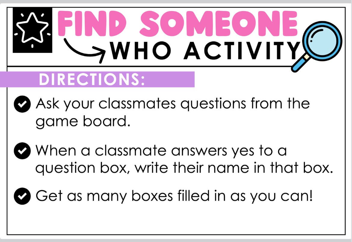 Christina Shiplett (@fcpsshiplett) on Twitter photo We have 10 days left of 2nd grade for the 24-25 school year! We are going to feel all of our feelings, have fun, and unlock the door for end of year fun! π€©
10- Find a Friend Who <a href="/UrbanaEL_FCPS/">UrbanaEL Hawks</a> We have 10 days left of 2nd grade for the 24-25 school year! We are going to feel all of our feelings, have fun, and unlock the door for end of year fun! π€©
10- Find a Friend Who <a href="/UrbanaEL_FCPS/">UrbanaEL Hawks</a>