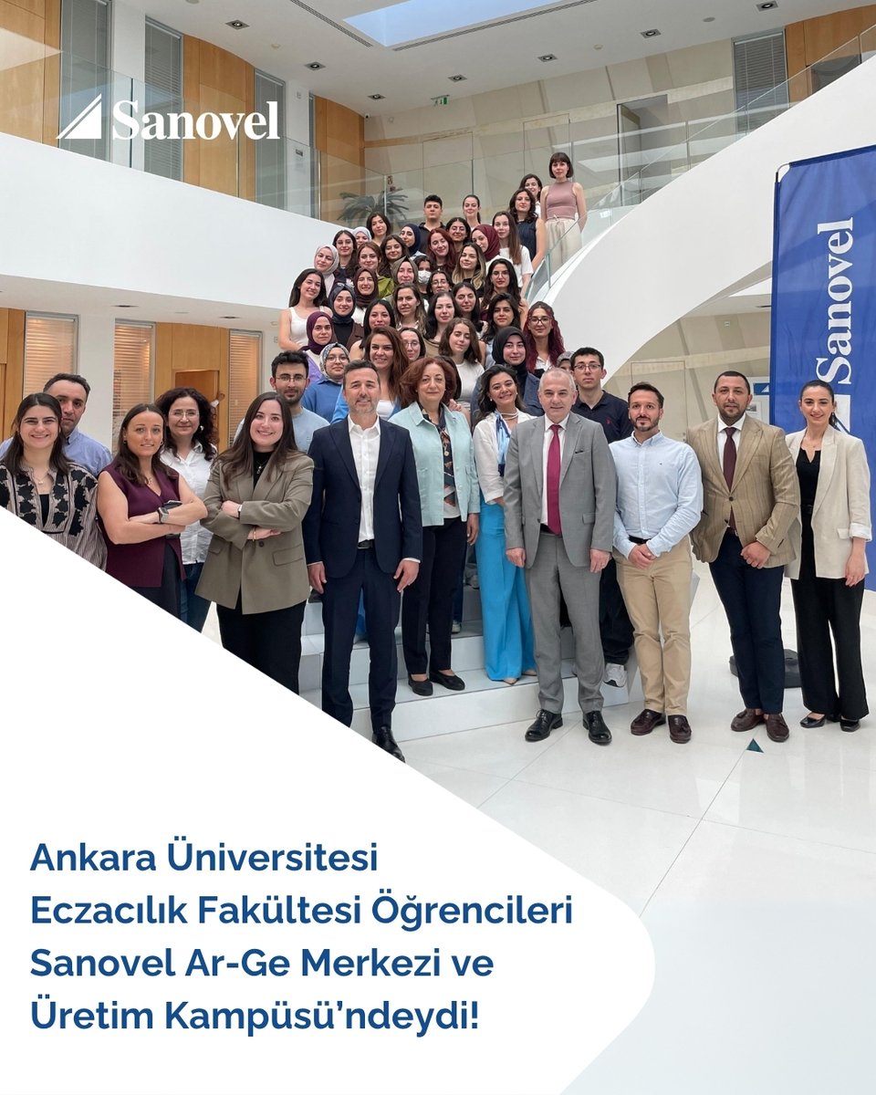 Ankara Üniversitesi Eczacılık Fakültesi Dekanı Prof. Dr. Asuman Bozkır, Farmasötik Teknoloji Anabilim Dalı’nın değerli öğretim üyeleri ve kıymetli öğrencilerini Ar-Ge Merkezi ve Üretim Kampüsümüzde ağırlamaktan büyük mutluluk duyduk! ✨