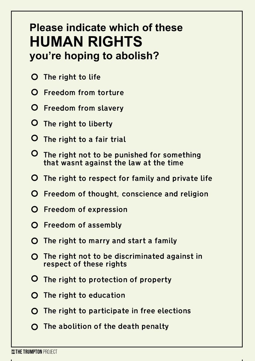 <a href="/TiceRichard/">Richard Tice MP 🇬🇧</a> Withdrawal from the #ECHR means withdrawal from multiple guaranteed rights, many of which mirror the rights withdrawn in Nazi Germany between 1933 and 1938, so the comparison is correct.