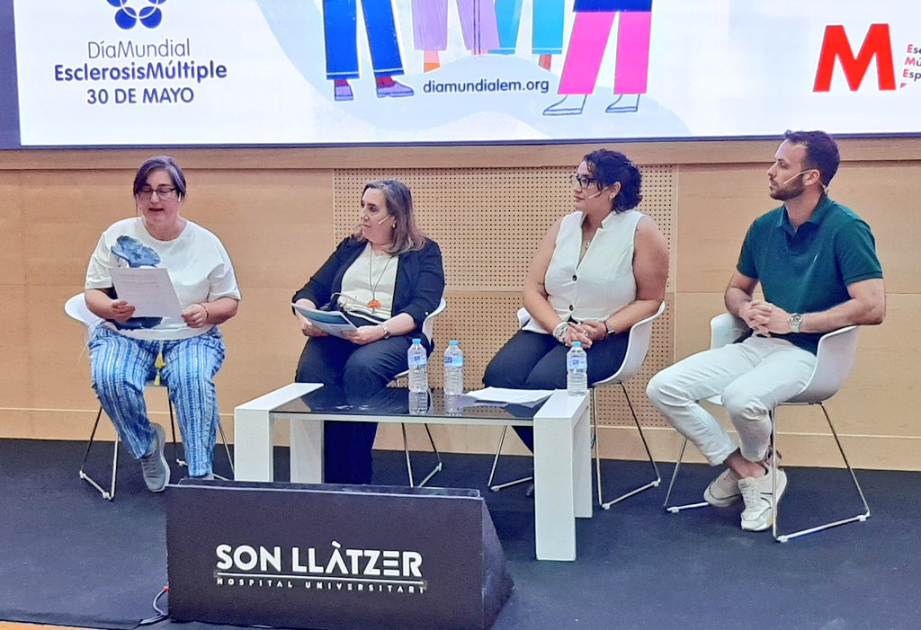 @PacientActiuIB (@pacientactiuib) on Twitter photo Felices🤗 d'assistir a la II Jornada dia Mundial Esclerosi Mültiple a <a href="/SonLlatzer/">Hospital Universitari Son Llàtzer</a>. Interessant tot🔝 i sobre tot la taula d'associacions moderada per Cris Salar, membre d'<a href="/EMdeMallorca/">ABDEM, EsclerosiMult</a> i pacient activa formadora, amb participació de <a href="/EMdeMallorca/">ABDEM, EsclerosiMult</a>, <a href="/aemif_ibiza/">AEMIF</a> i <a href="/esclerosiseme/">Esclerosis Múltiple</a>. Felices🤗 d'assistir a la II Jornada dia Mundial Esclerosi Mültiple a <a href="/SonLlatzer/">Hospital Universitari Son Llàtzer</a>. Interessant tot🔝 i sobre tot la taula d'associacions moderada per Cris Salar, membre d'<a href="/EMdeMallorca/">ABDEM, EsclerosiMult</a> i pacient activa formadora, amb participació de <a href="/EMdeMallorca/">ABDEM, EsclerosiMult</a>, <a href="/aemif_ibiza/">AEMIF</a> i <a href="/esclerosiseme/">Esclerosis Múltiple</a>.