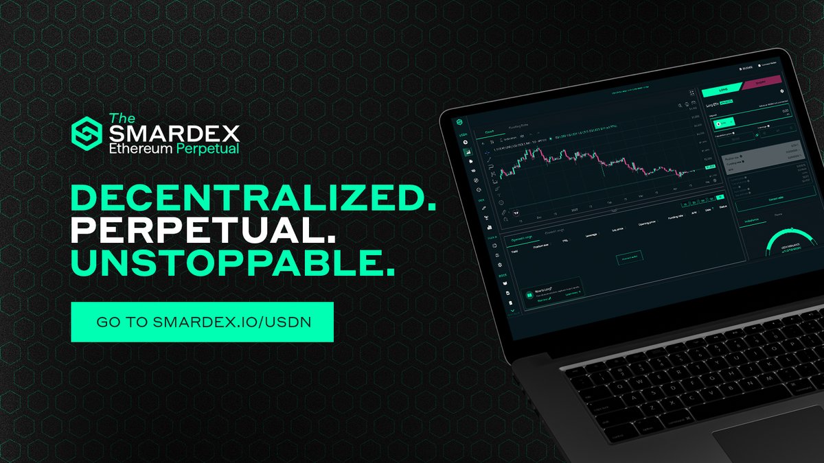 Open $ETH longs with up to 25x leverage.

Fully Decentralized. Only on SMARDEX.io/usdn.