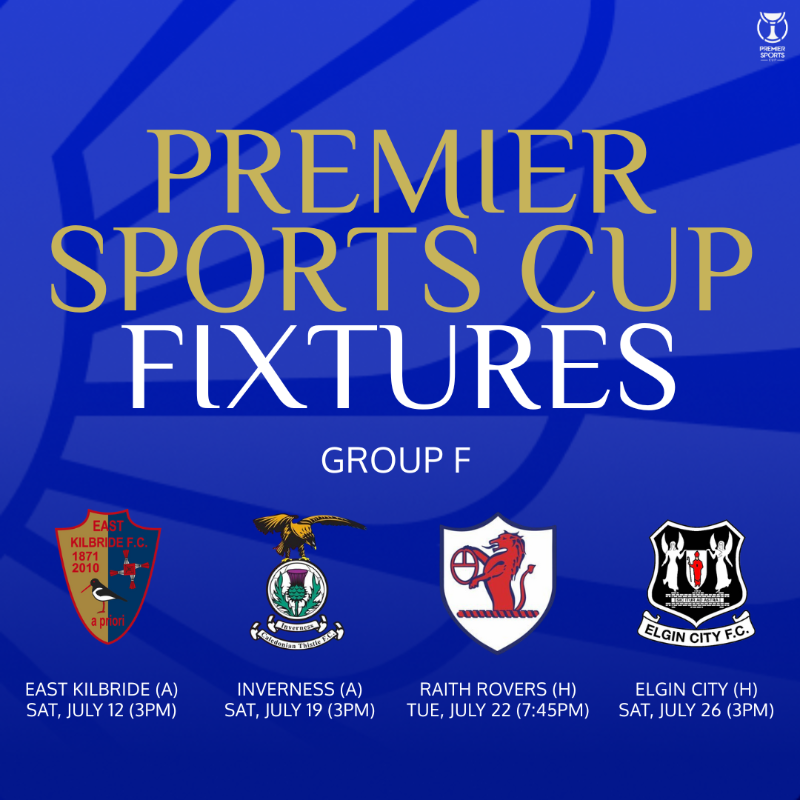 StJohnstone's tweet photo. Fixtures locked in 💙

Our Premier Sports Cup campaign will get underway on July 12.

#SJFC