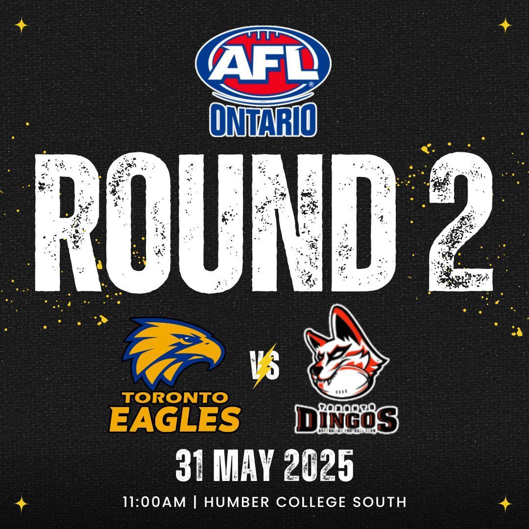 Footy is back and the Toronto Eagles Australian Football Club are ready to launch their 2025 campaign with a blockbuster clash against cross-town rivals, the <a href="/TorontoDingosFC/">Toronto Dingos</a> in #AFLOrd2 Game preview @ buff.ly/VQnDQaY #TogetherWeFly #Eagles25 🦅
