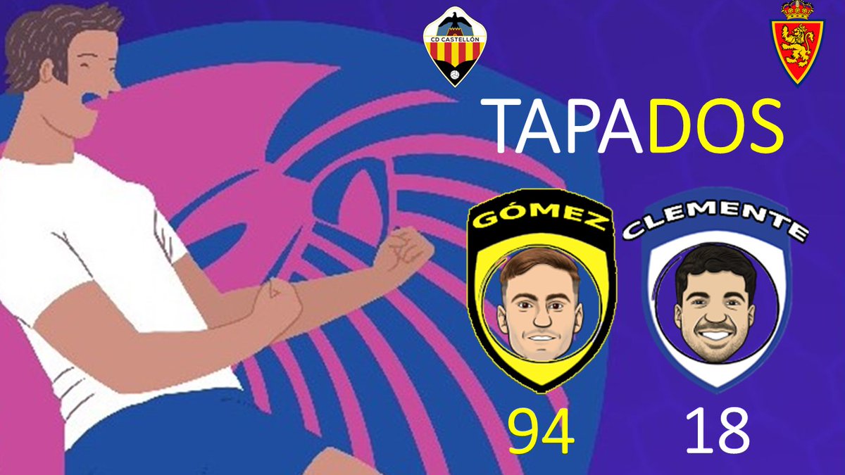 🦁 LOS TAPADOS #CastellonRealZaragoza

🧐 GÓMEZ dejó tiritando la madera con su zurdazo de volea del pasado domingo. La sanción de Soberón parece reforzar su última titularidad. Sólo 94 de los 1.079 equipos participantes están contando con él

🧐 CLEMENTE, sin Tasende, apunta al