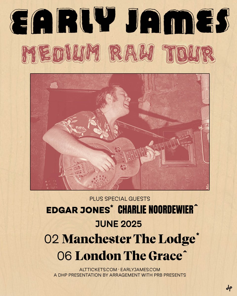 The Grace (@thegraceldn) on Twitter photo Support for <a href="/earlyjamesbham/">Early James</a> will come from CHARLIE NOORDEWIER this June!
π
Friday 06 June 2025
ποΈ Tickets π ticketweb.uk/event/early-jaβ¦ Support for <a href="/earlyjamesbham/">Early James</a> will come from CHARLIE NOORDEWIER this June!
π
Friday 06 June 2025
ποΈ Tickets π ticketweb.uk/event/early-jaβ¦