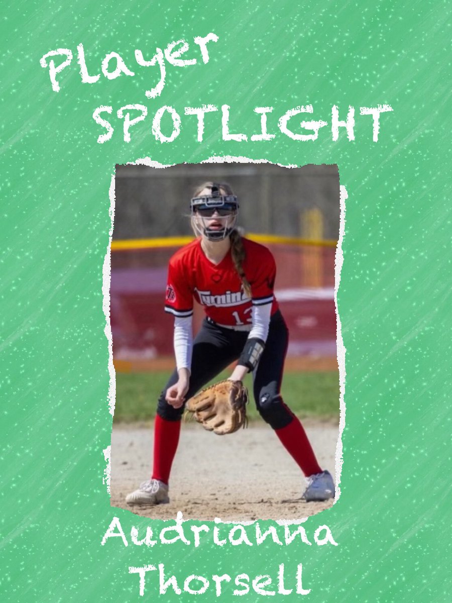 And finally freshman Audrianna Thorsell. She is in command on the mound. The injury bug got her this year but watch out, she is determined to come back stronger! Her favorite movie is The Good, The Bad, and The Ugly! Go Audi! 💙🥎🩶🥎 #wlwsoftball #warriorssoftball #wlwathletics